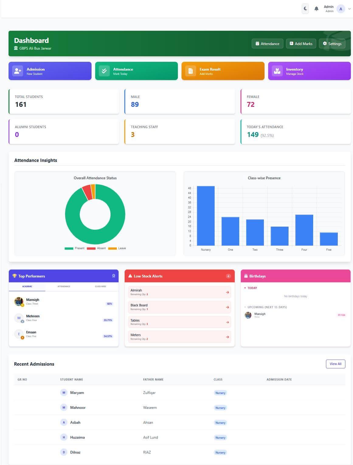 School Management System
